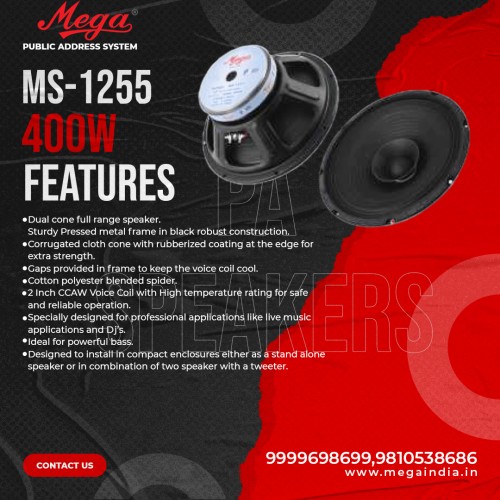 MS 1255 P.A. Speakers