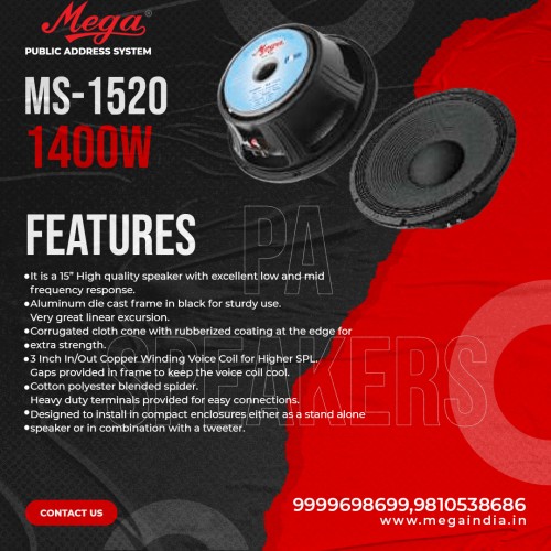 MS 1520 P.A. Speakers