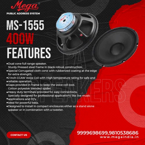 MS 1555 P.A. Speakers