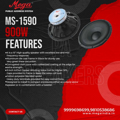 MS 1590 P.A. Speakers