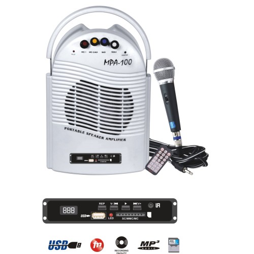 MPA 100U Portable P.A. System