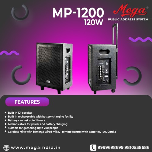 MP-1200 BT Portable P.A. System