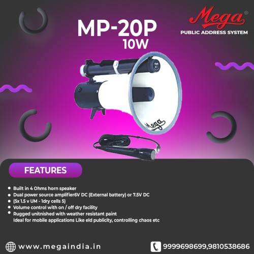 MP 20 P.A Megaphones