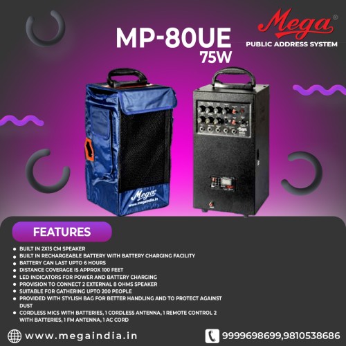mp-80UE +echo with 2 external speaker