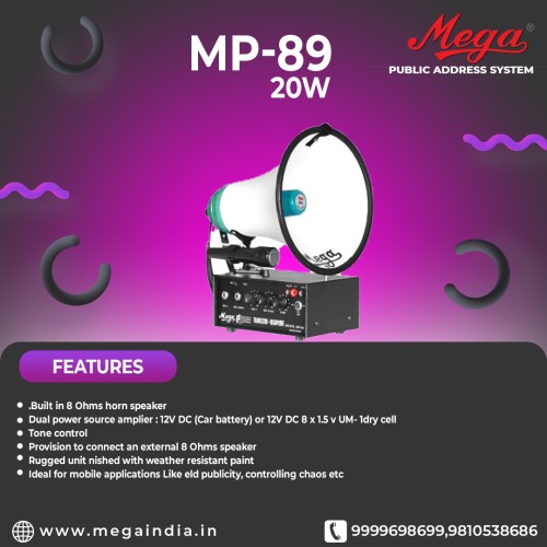 MP 89 P.A Megaphones