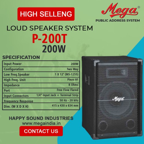 P 200T P.A.Sound Columns