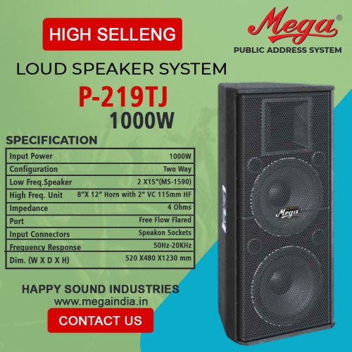 P 219TJ P.A.Sound Columns